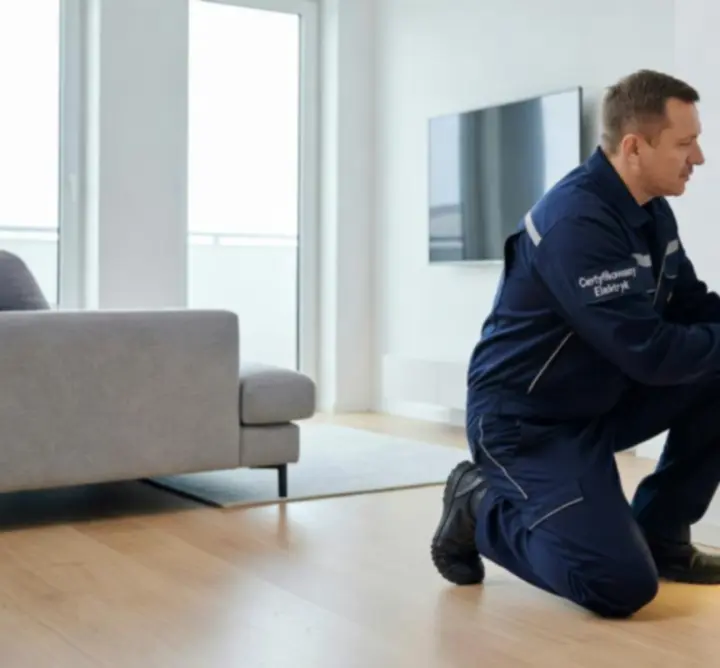 Nowoczesna domowa instalacja elektryczna w budynku mieszkalnym