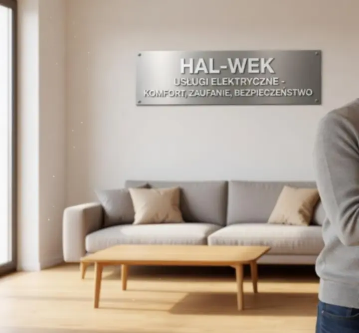 Zadowolony klient w nowym, dobrze oświetlonym domu